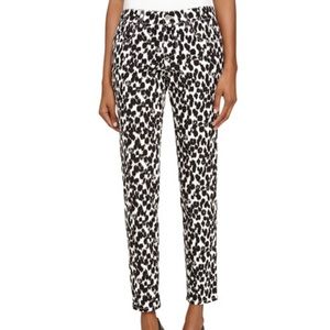 STELLA MCCARTNEY Pants Jeans - Animal Print Black and White Ankle Jeans 27